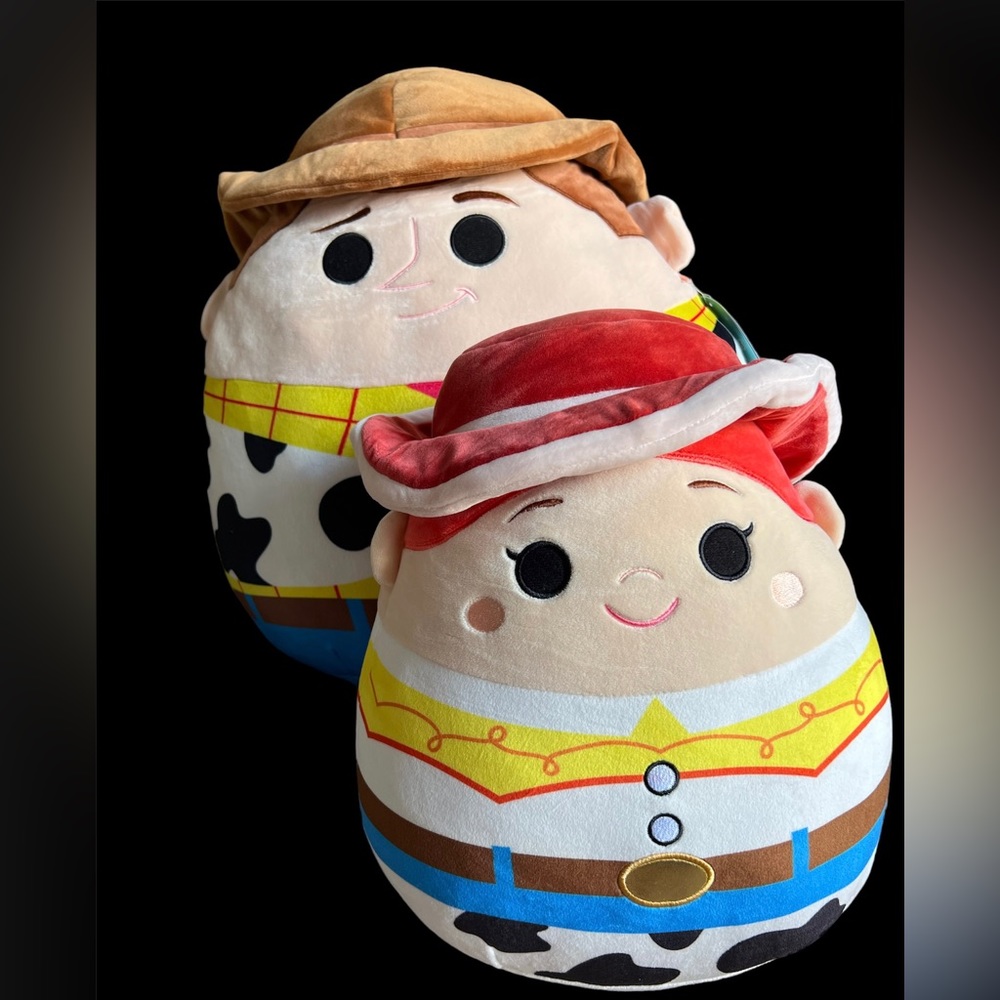 Disney Toy Story 12” Jessie & 16” Woody Squishmallow